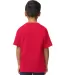 Gildan 65000B Youth Softstyle Midweight T-Shirt in Red back view
