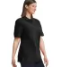 Gildan 85800 Unisex Midweight Double Pique Polo in Black side view