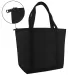 Liberty Bags 8873 XL Zippered Boat Tote in Black/ black front view