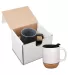 Promo Goods  GCM210 14oz Ceramic Mug With Cork Bas in White front view