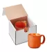 Promo Goods  GCM107 15oz Campfire Ceramic Mug In M in Orange front view