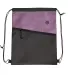 Promo Goods  BG219 Tonal Heathered Non-Woven Draws in Purple front view
