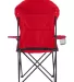 Promo Goods  OD111 Hampton XL Outdoor Chair in Cabana red back view