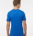Tultex 602 Combed Cotton T-Shirt in Royal back view