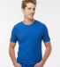 Tultex 602 Combed Cotton T-Shirt in Royal front view