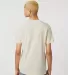 Tultex 602 Combed Cotton T-Shirt in Vintage natural back view
