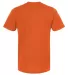 Tultex 602 Combed Cotton T-Shirt in Orange back view