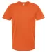Tultex 602 Combed Cotton T-Shirt in Orange front view