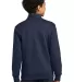 Port & Company PC78YQ    Youth Core Fleece 1/4-Zip in Navy back view