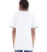 Shaka Wear SHDLT Adult 5.9 oz., Double Layer Short in White/ royal back view