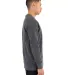 Shaka Wear SHFTC Men's Spandex Thermal Crewneck T- in C grey side view