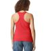 Gildan G672L Ladies' Softstyle CVC Racerback Tank in Red mist back view