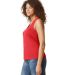 Gildan G672L Ladies' Softstyle CVC Racerback Tank in Red mist side view