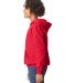 Gildan SF500B Youth Softstyle Midweight Fleece Hoo in Red side view