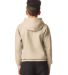 Gildan SF500B Youth Softstyle Midweight Fleece Hoo in Sand back view