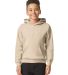 Gildan SF500B Youth Softstyle Midweight Fleece Hoo in Sand front view