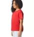 Gildan G670B Youth Softstyle CVC T-Shirt in Red mist side view