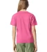 Gildan G670B Youth Softstyle CVC T-Shirt in Pink lemnde mist back view