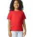 Gildan G670B Youth Softstyle CVC T-Shirt in Red mist front view