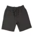 Shaka Wear SHFJS Men's Fleece Jogger Short in C grey front view