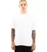 Shaka Wear SHGRS Men's Garment Dyed Reverse T-Shir in White front view
