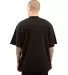 Shaka Wear SHGRS Men's Garment Dyed Reverse T-Shir in Black back view