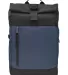 econscious EC9901 rPET Grove Rolltop Backpack in Pacific front view