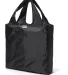 Gemline 100015 Rume B-Fold Tote in Black front view
