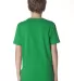 Next Level 3310 Boy's S/S Crew  in Kelly green back view