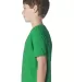 Next Level 3310 Boy's S/S Crew  in Kelly green side view