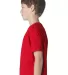 Next Level 3310 Boy's S/S Crew  in Red side view