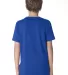 Next Level 3310 Boy's S/S Crew  in Royal back view