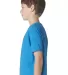Next Level 3310 Boy's S/S Crew  in Turquoise side view