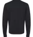 J America 8721 BTB Fleece Crewneck Sweatshirt in Black back view