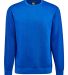 J America 8721 BTB Fleece Crewneck Sweatshirt in Royal front view