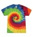 H1000 Tie-Dyes Adult Tie-Dyed Cotton Tee in Moondance front view