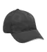 Adams Hats LP107 Icon Semi-Structured Sandwich Vis in Black / white front view