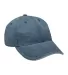 Adams Hats LP107 Icon Semi-Structured Sandwich Vis in Mdnght blu / wht front view