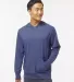 Kastlfel 4022 RecycledSoft™ Hooded Long Sleeve T in Vintage royal front view