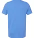 Tultex 602CVC Combed CVC T-Shirt in Heather columbia blue back view