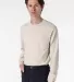 Los Angeles Apparel 1810GD L/S Pocket Crew 6.5oz in Cement