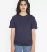 Los Angeles Apparel 20001 S/S Fine Jersey Crew 4.3 in Navy