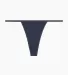 Los Angeles Apparel 43013 Baby Rib Thong in Navy