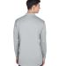 8405LS UltraClub® Adult Cool & Dry Sport Long-Sle in Grey back view