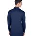 8405LS UltraClub® Adult Cool & Dry Sport Long-Sle in Navy back view