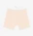 Los Angeles Apparel 44043 Baby Rib Boxer Brief in Creme/white front view