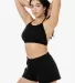 Los Angeles Apparel 73081 Interlock Halter Top in Black