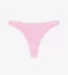 Los Angeles Apparel 8390 Ctn Spandex Thong Panty in Candy pink front view