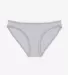 Los Angeles Apparel 8394 Cotton Spandex Bikini Pan in Heather grey front view