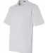 436 Jerzees Adult Jersey 50/50 Pocket Polo with Sp Ash side view